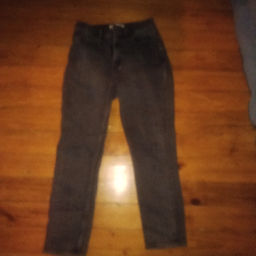 A+F the mom high rise 24 gray wash